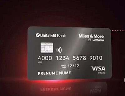 UniCredit Bank a lansat primul card de credit Visa Infinite din România UniCredit Bank a lansat primul card de credit Visa Infinite din România