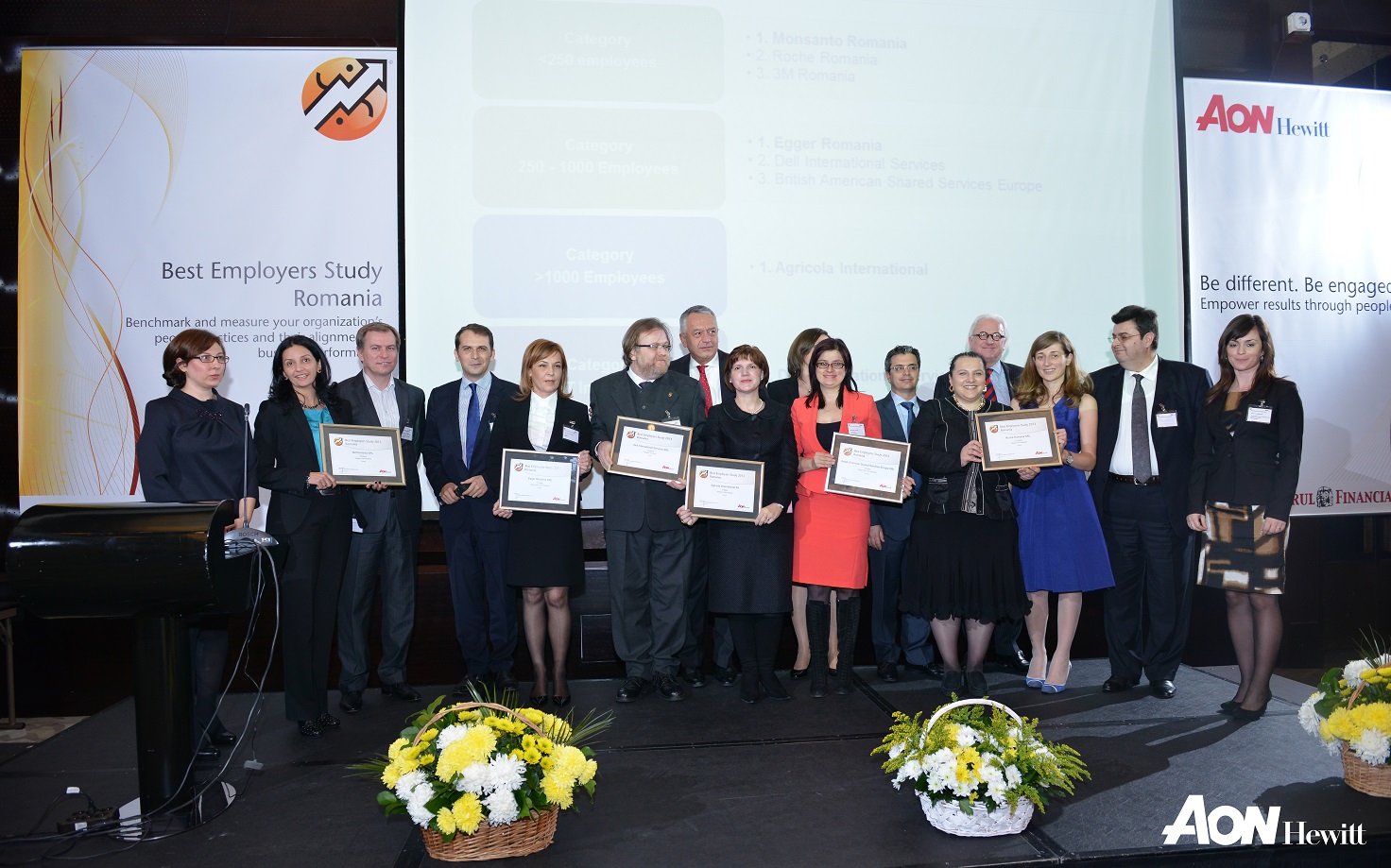 Cei mai buni angajatori locali, premiaţi de Aon România Cei mai buni angajatori locali, premiaţi de Aon România