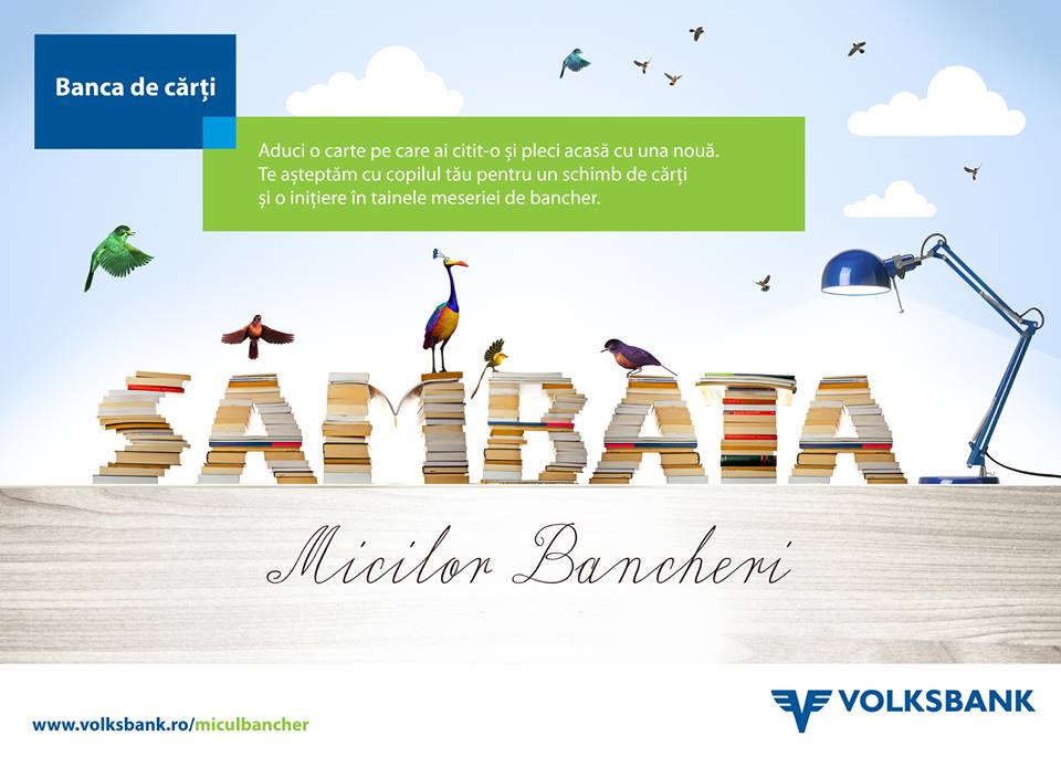 Proiectul educaţional "Sâmbăta Micilor Bancheri", organizat de Volksbank România, s-a încheiat