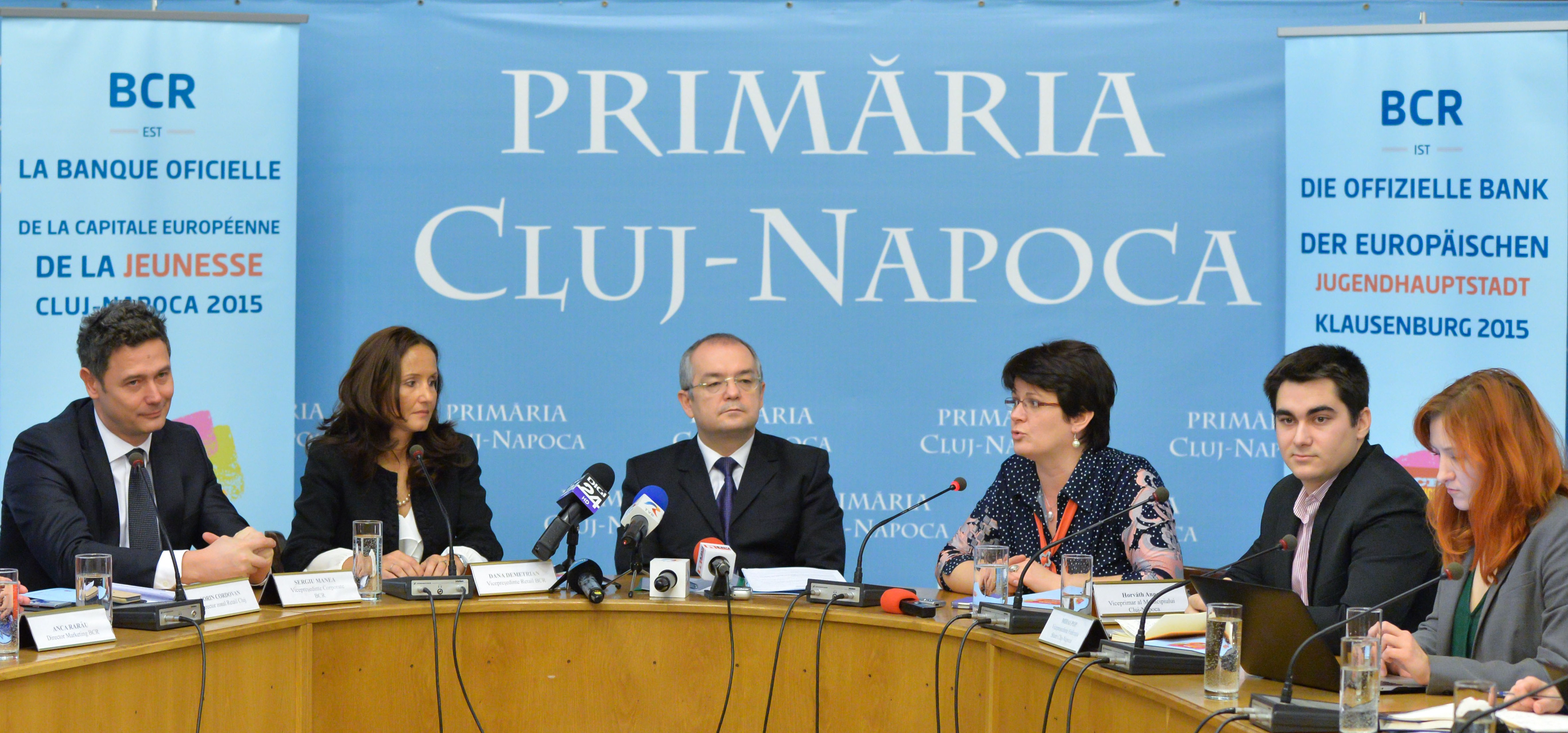 BCR este Banca Oficială a Capitalei Europene a Tineretului – Cluj-Napoca 2015 BCR este Banca Oficială a Capitalei Europene a Tineretului – Cluj-Napoca 2015