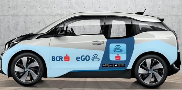 Car-sharing prin card bancar contactless: BCR lansează eGo