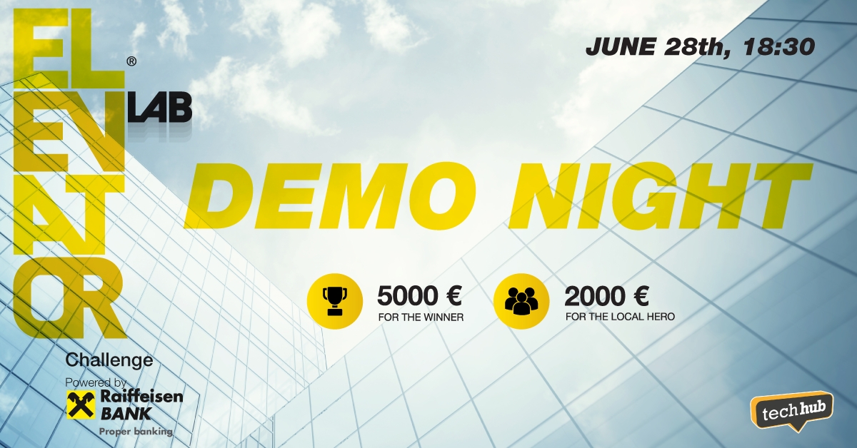 Elevator Lab Challenge Demo Night: 8 startup-uri fintech concurează pentru premiile în valoare de 7,000 EUR  şi un loc în competiţia globală