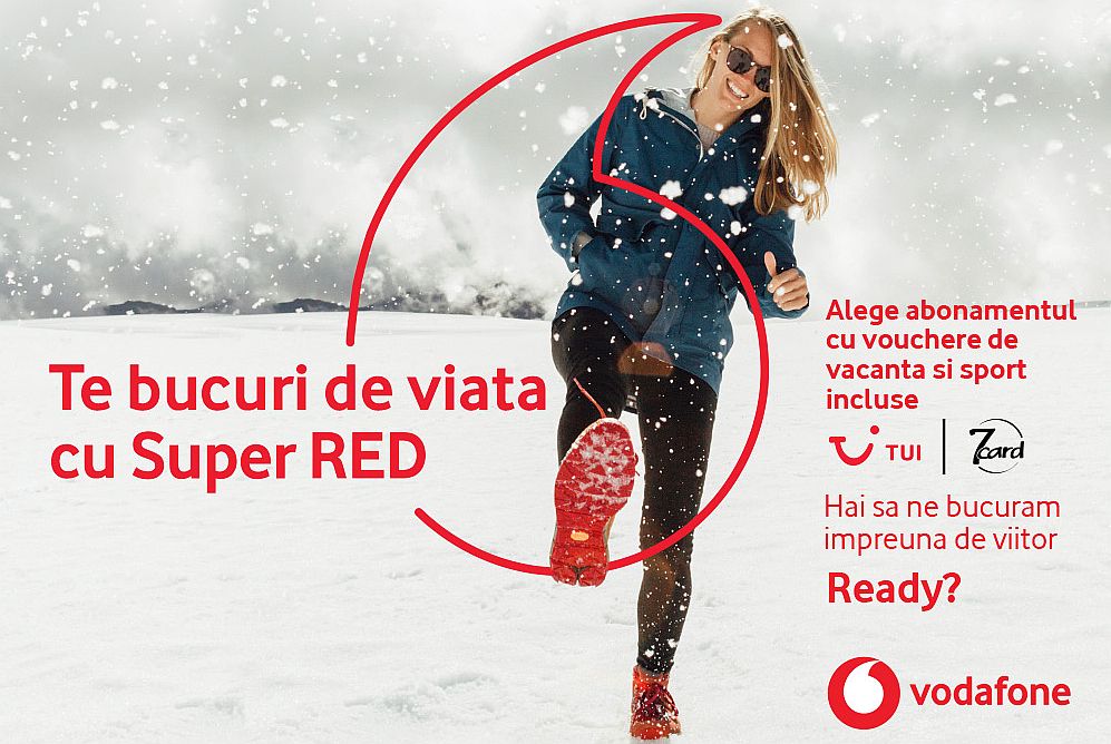 Vodafone oferă persoanelor fizice abonamentul Super RED, un pachet complet de servicii premium