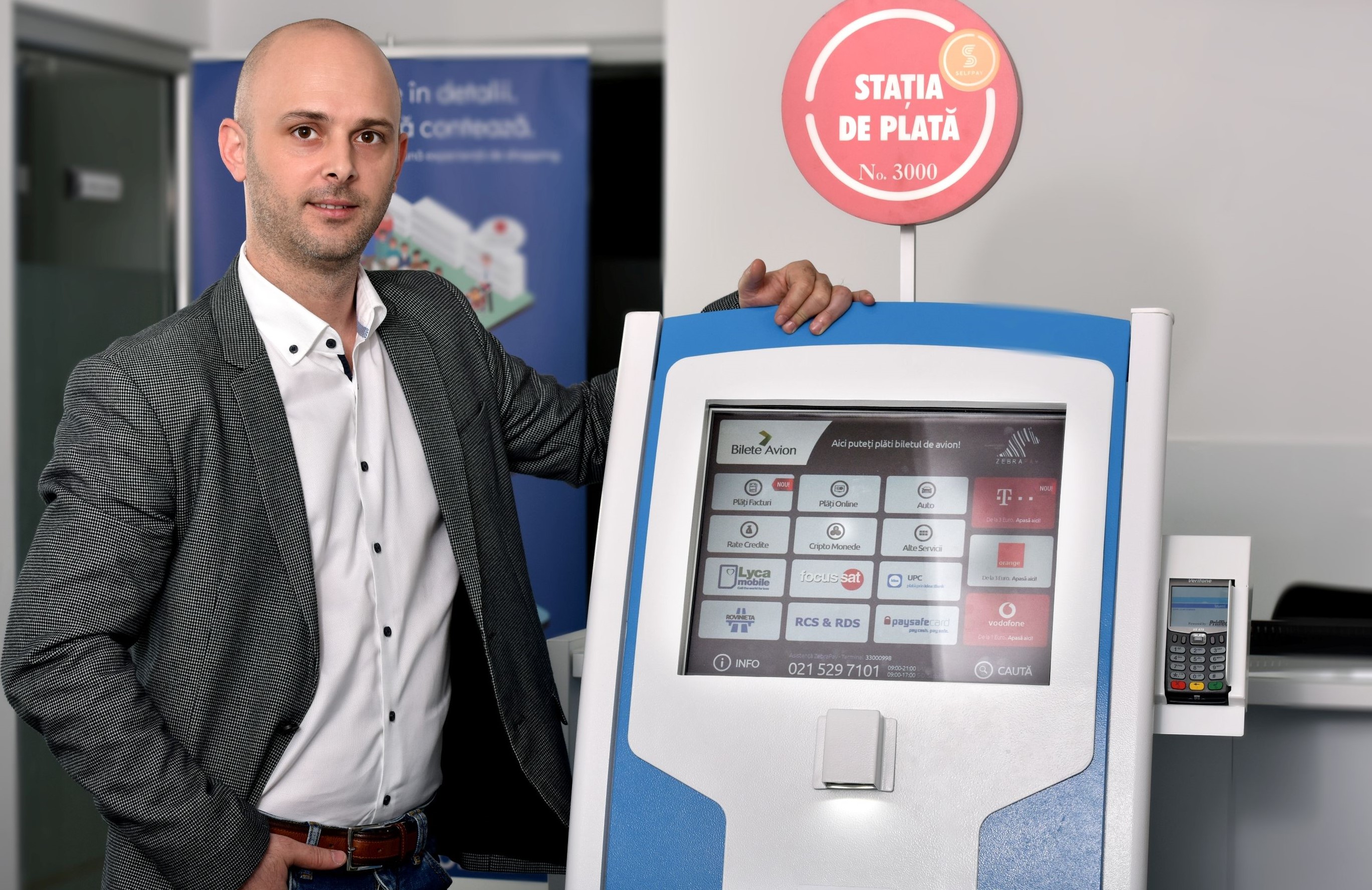 SelfPay lansează serviciul de alimentare a conturilor de tranzacționare pentru clienții Tradesilvania la oricare din cele 7.200 de Stații de Plată din România