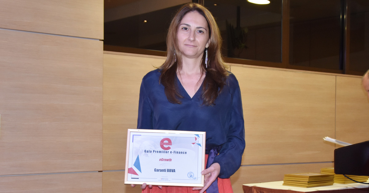 Garanti BBVA, premiată la ediţia a XVII-a Galei e-Finance Garanti BBVA, premiată la ediţia a XVII-a Galei e-Finance