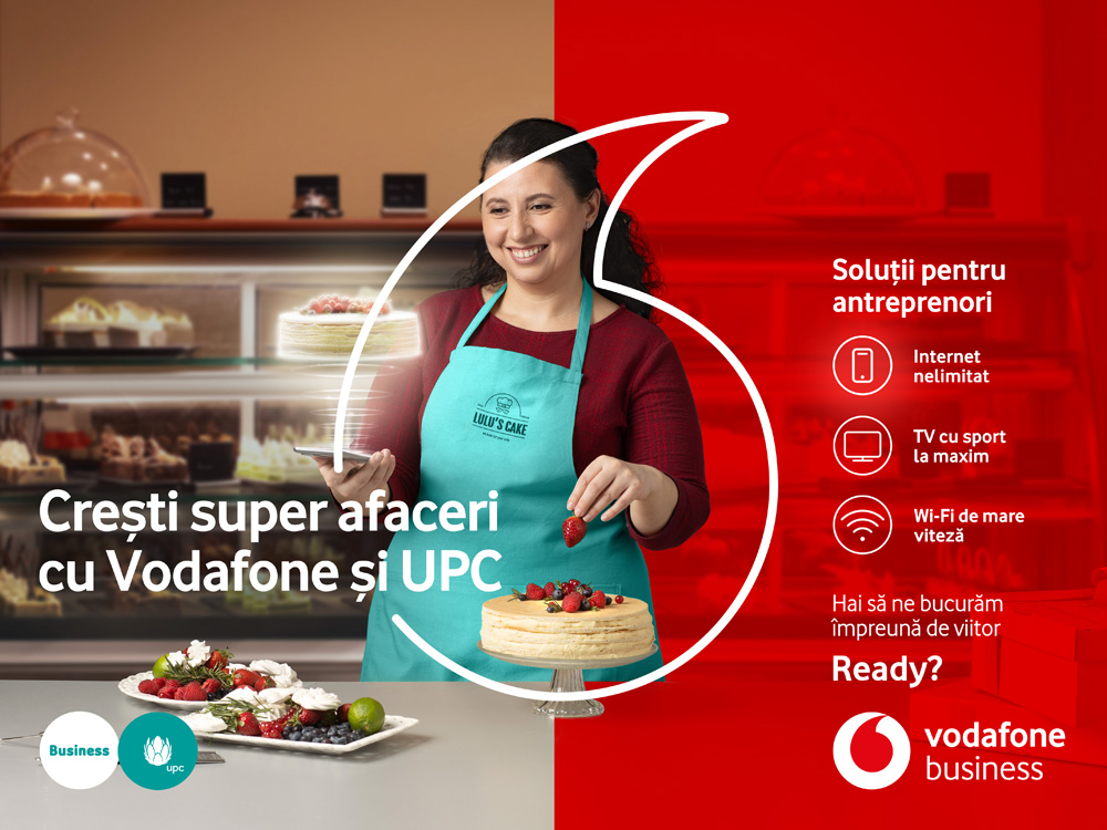 Vodafone România lansează oferte speciale complete pentru antreprenori