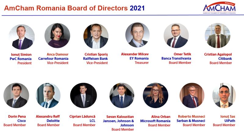 AmCham Romania anunță componența noului Consiliu Director