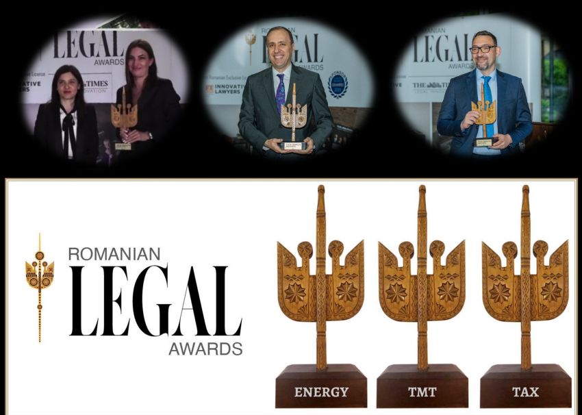 Trei noi premii pentru Țuca Zbârcea & Asociații în cadrul galei „Romanian Legal Awards”