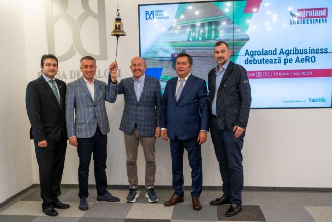 Agroland Agribusiness, a doua companie din grupul Agroland care se listează pe piața AeRO