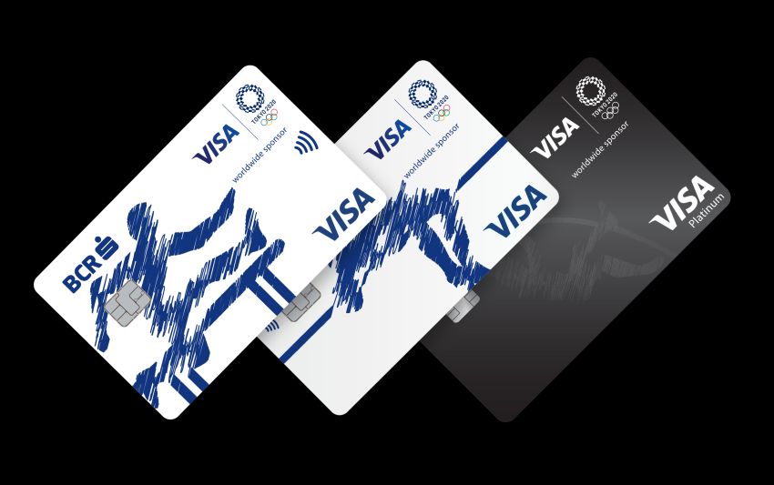 Cardurile Visa cu design olimpic sunt disponibile acum pentru clienții BCR, prin intermediul parteneriatului cu Visa