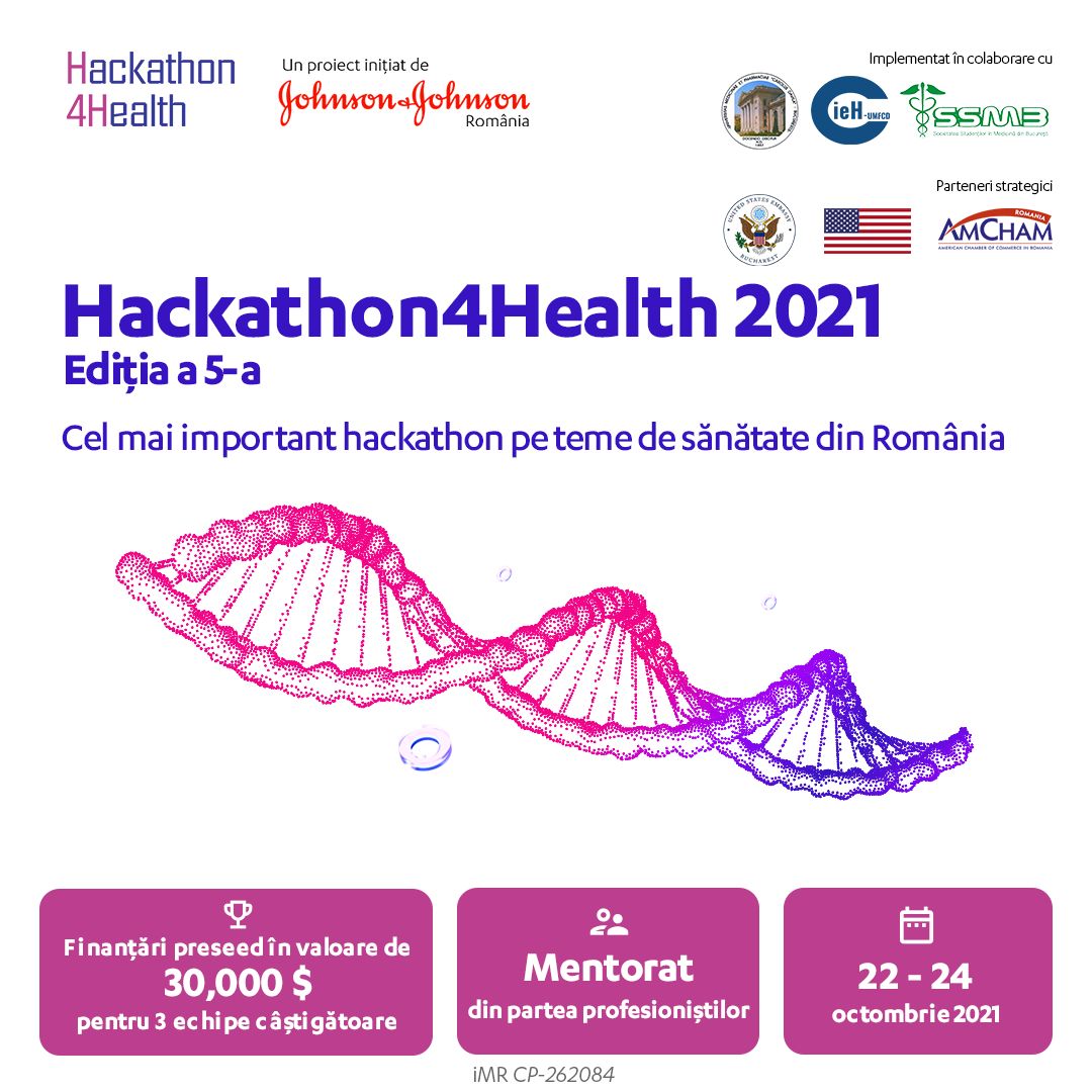 Start înscrieri Hackathon4Health 2021 Start înscrieri Hackathon4Health 2021