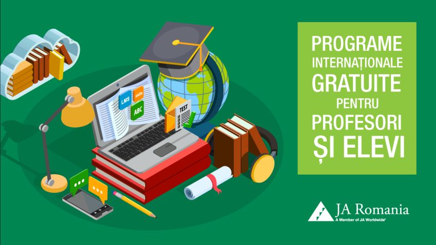 Programe și proiecte educaționale oferite gratuit școlilor de  Junior Achievement România