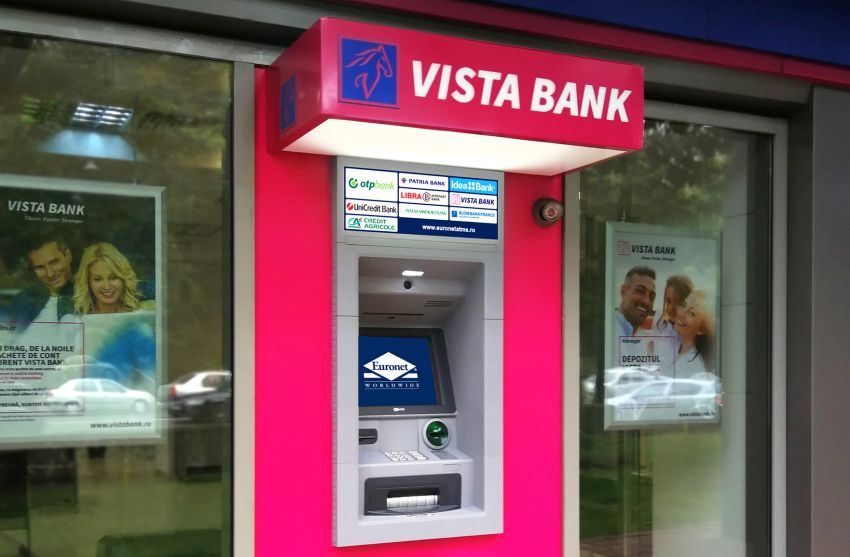Banking Services: clienții Vista Bank pot utiliza peste 500 de ATM Euronet Worldwide, în aceleași condiții financiare ca în rețeaua proprie a băncii