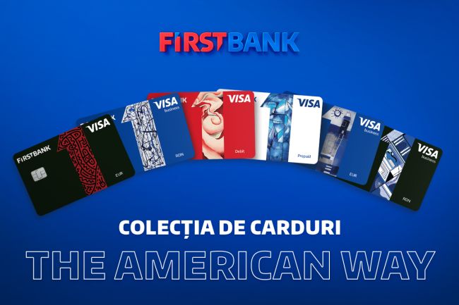 First Bank lansează noua colecție de carduri,  cu design inspirat din arta americană