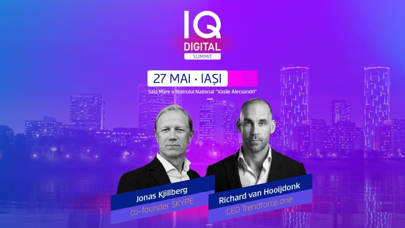 Echipa Upgrade 100 și BCR aduc unii dintre cei mai cunoscuți experți globali în tehnologie la Iași, în prima ediție IQ DIGITAL Summit