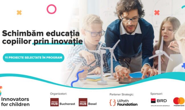 11 startupuri selectate pentru a patra ediție a acceleratorului Innovators for Children