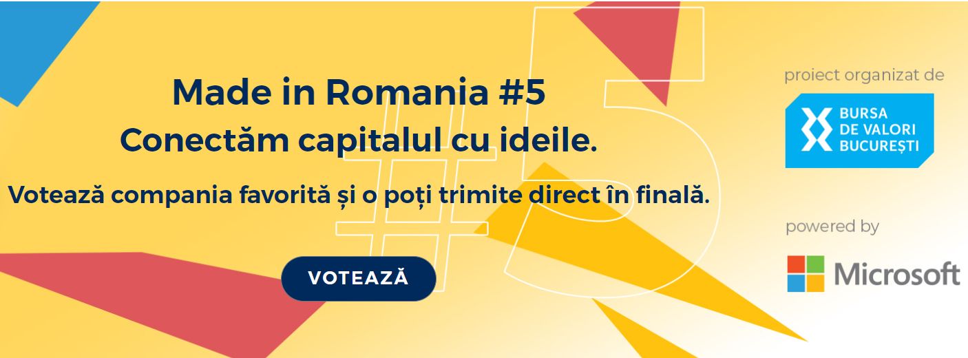 Programul Made in Romania al Bursei de Valori București, ediția a V-a și-a desemnat cele 50 de companii semifinaliste. Urmează etapa de vot al publicului
