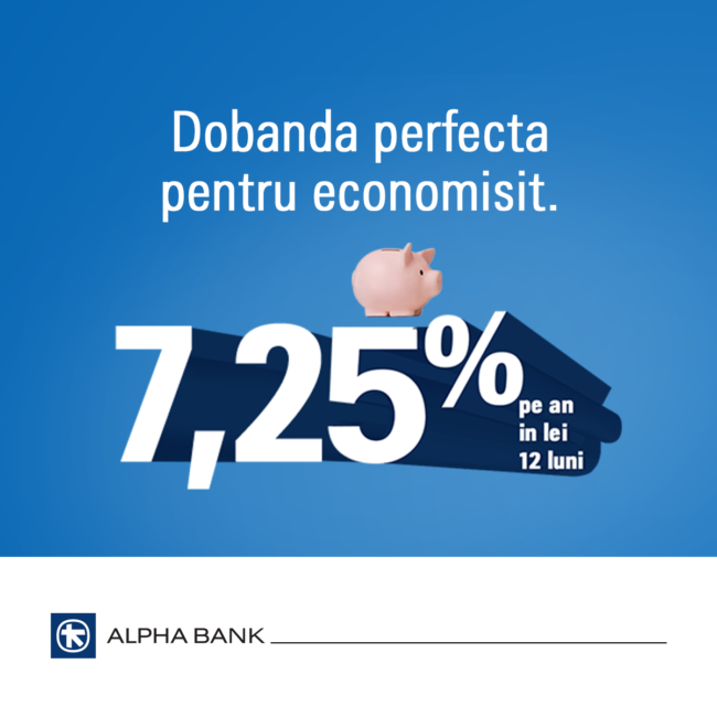 Dobanzi depozite Alpha Bank Romania