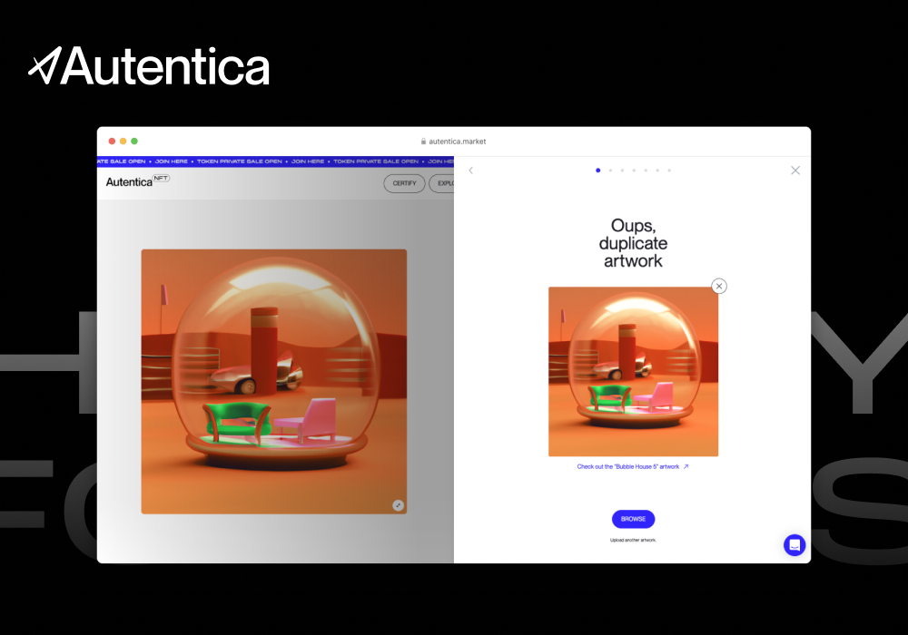 Start-up-ul românesc Autentica rezolva problema NFT-urilor duplicat cu care se confrunta platformele de tranzactionare NFT
