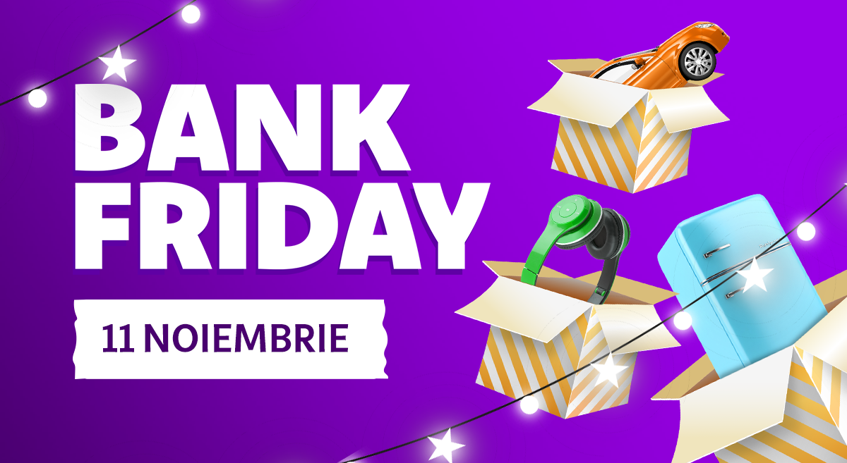 Bank Friday la Banca Transilvania: Cea mai bună ofertă la depozitele la termen, reduceri la credite și beneficii la cardurile de cumpărături Bank Friday la Banca Transilvania: Cea mai bună ofertă la depozitele la termen, reduceri la credite și beneficii la cardurile de cumpărături