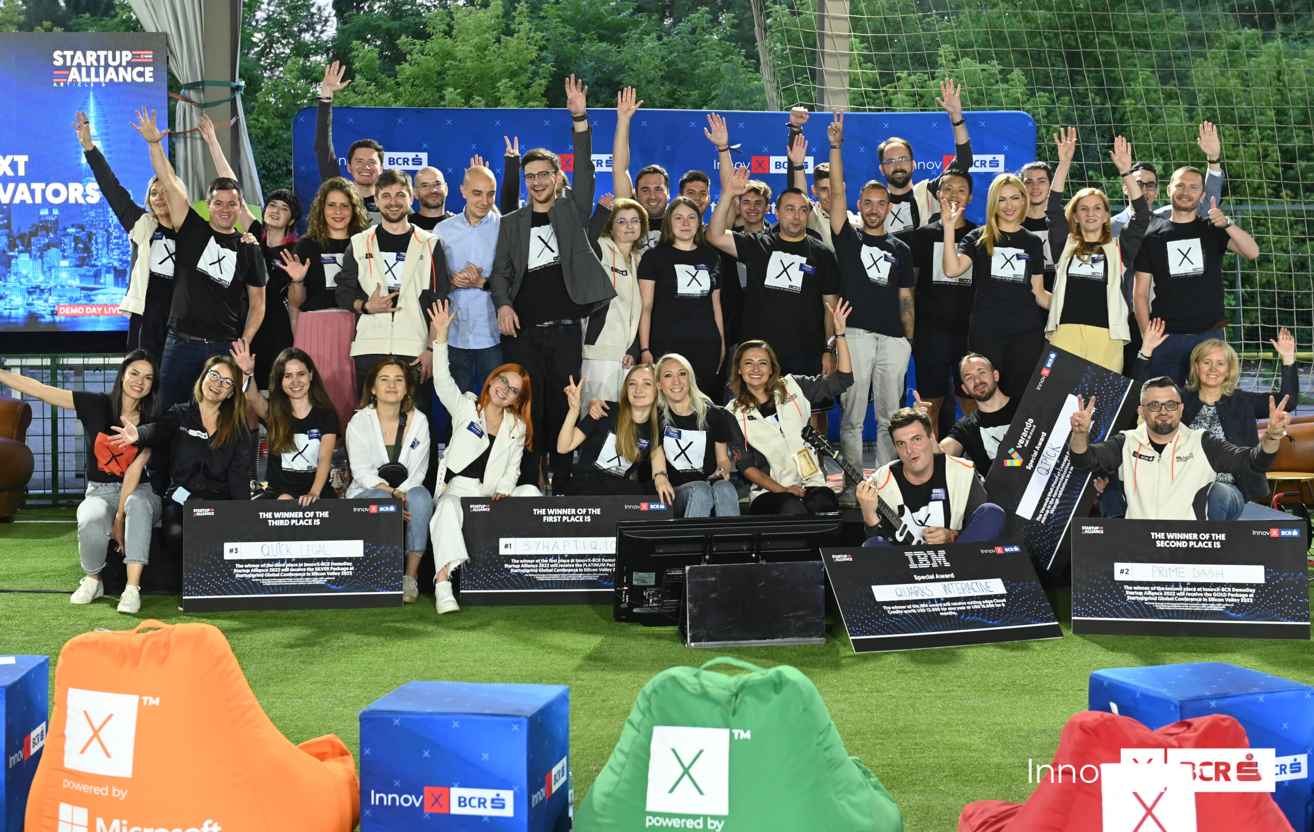 10 alumni ai grupei de Scaleups InnovX by BCR intră în etapa de accelerare. La Elevator Pitch, concurenții își vor prezenta ideile de business, în doar 60 de secunde, în interiorul unui lift 10 alumni ai grupei de Scaleups InnovX by BCR intră în etapa de accelerare. La Elevator Pitch, concurenții își vor prezenta ideile de business, în doar 60 de secunde, în interiorul unui lift