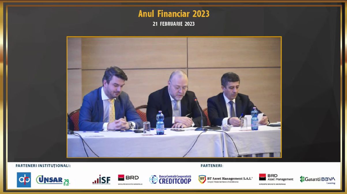 FinMedia şi Piaţa Financiară au organizat conferința ANUL FINANCIAR 2023