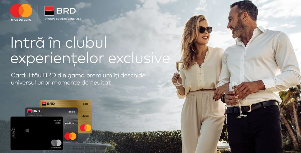 Mastercard și BRD lansează experiențe și beneficii exclusive  pentru posesorii de carduri Premium din România