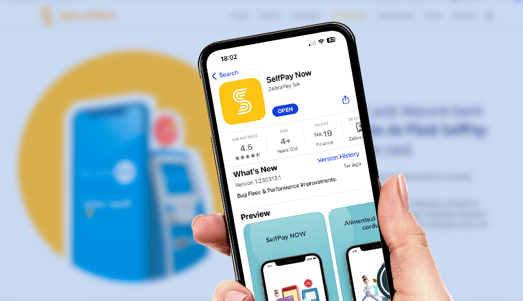 Aplicația SelfPay Now, bilanț la un an: peste 500.000 de tranzacții, totalizând peste 153 mil. lei