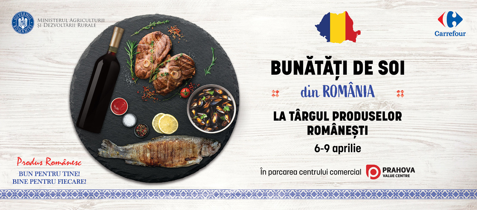 MADR și Carrefour România organizează Târgul de produse românești „Bunătăți de soi din România” MADR și Carrefour România organizează Târgul de produse românești „Bunătăți de soi din România”