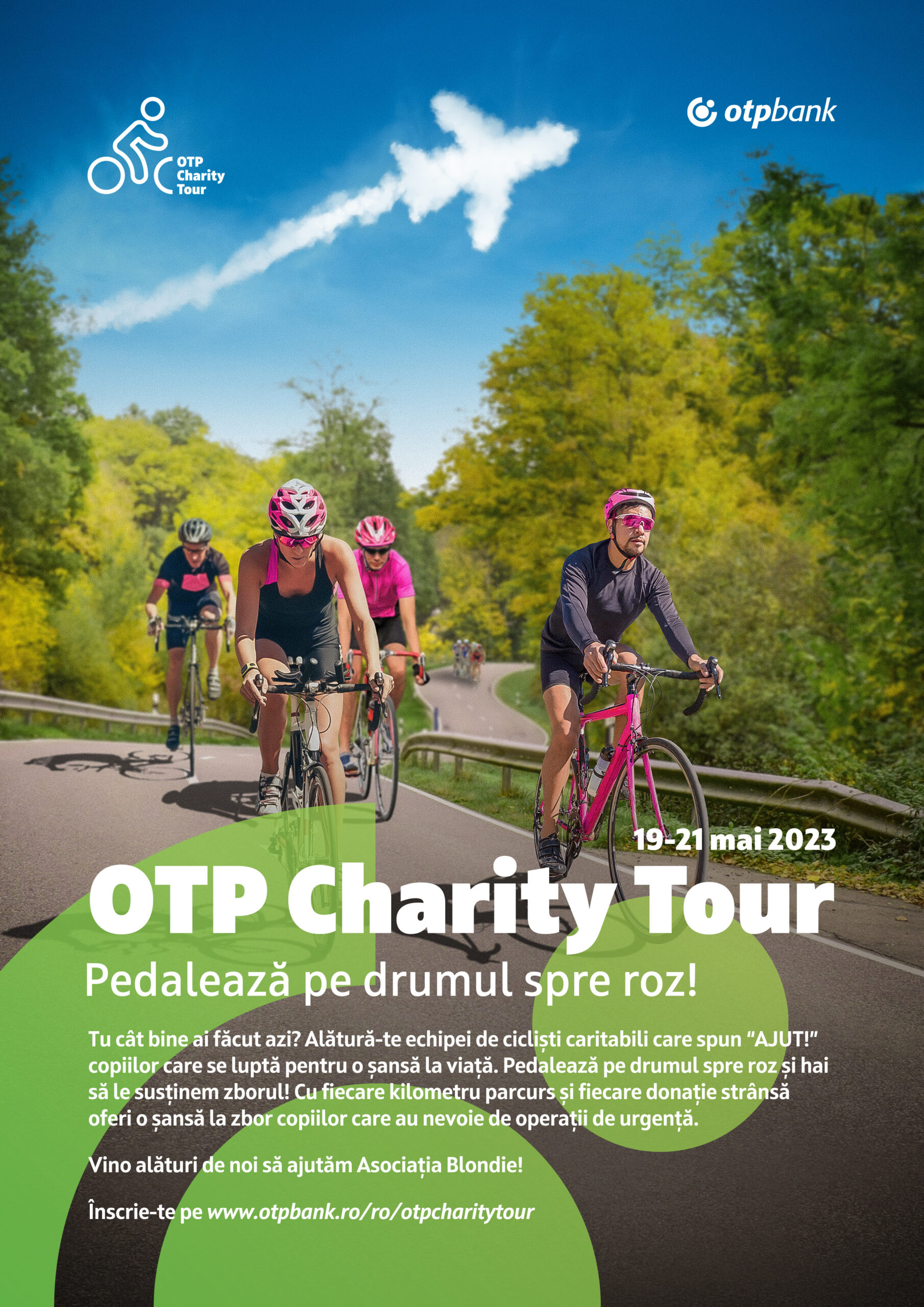 Start pentru înscrierile în a doua ediție a evenimentului caritabil OTP Charity Tour – „Pedalează pe drumul spre roz!”