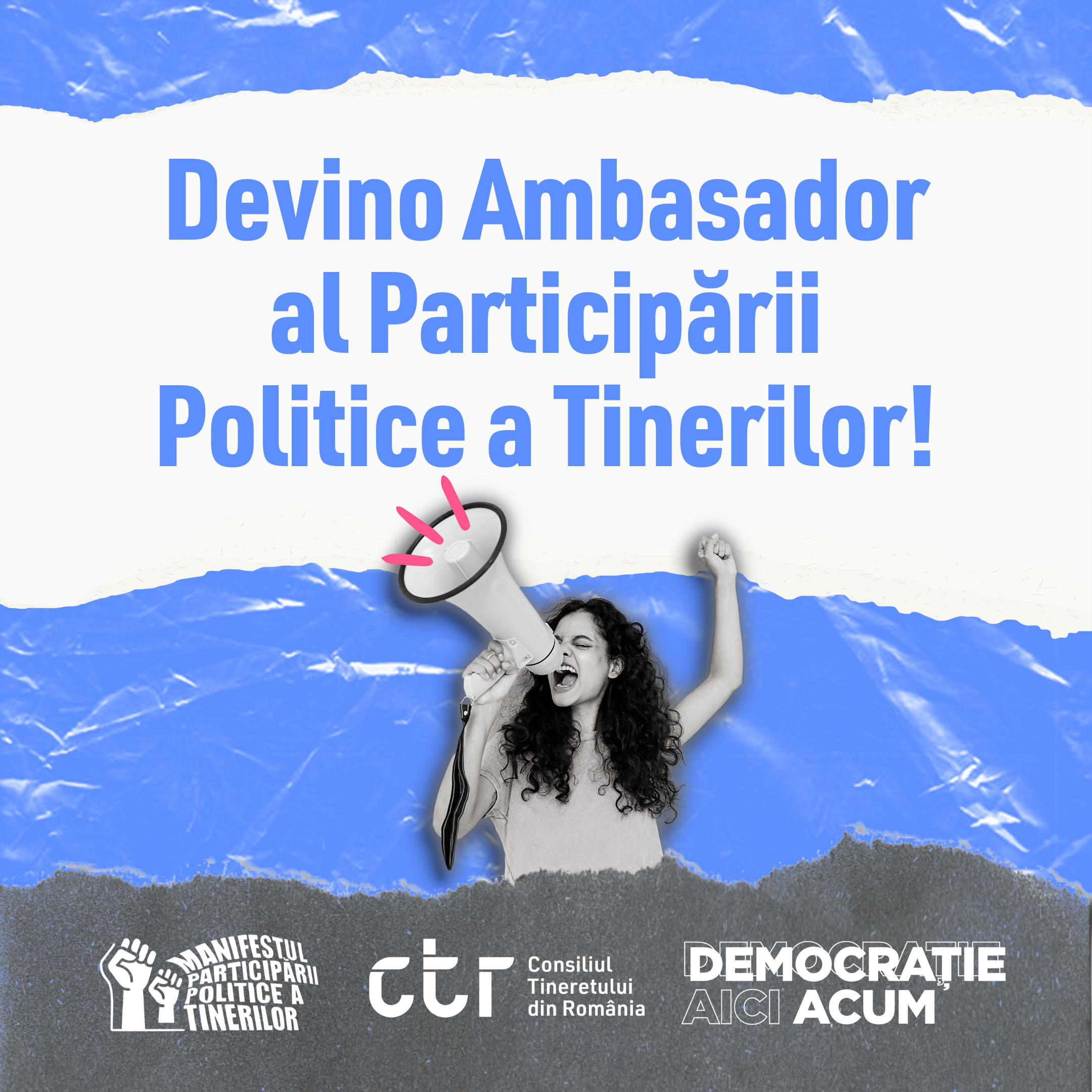 Devino Ambasador al Participării Politice a Tinerilor!