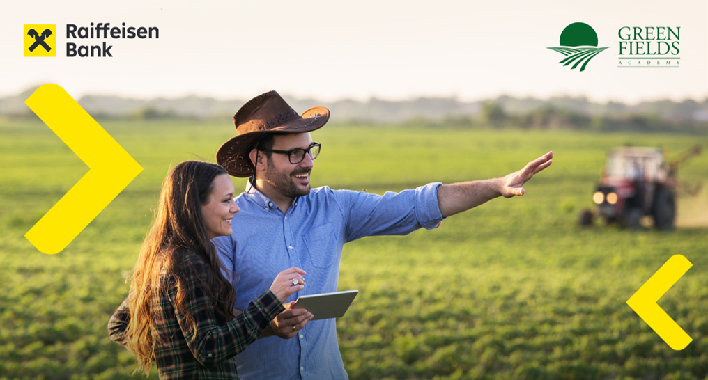 Start pentru înscrierile la GreenFields Academy, program gratuit dedicat agriculturii sustenabile, susținut de Raiffeisen Bank