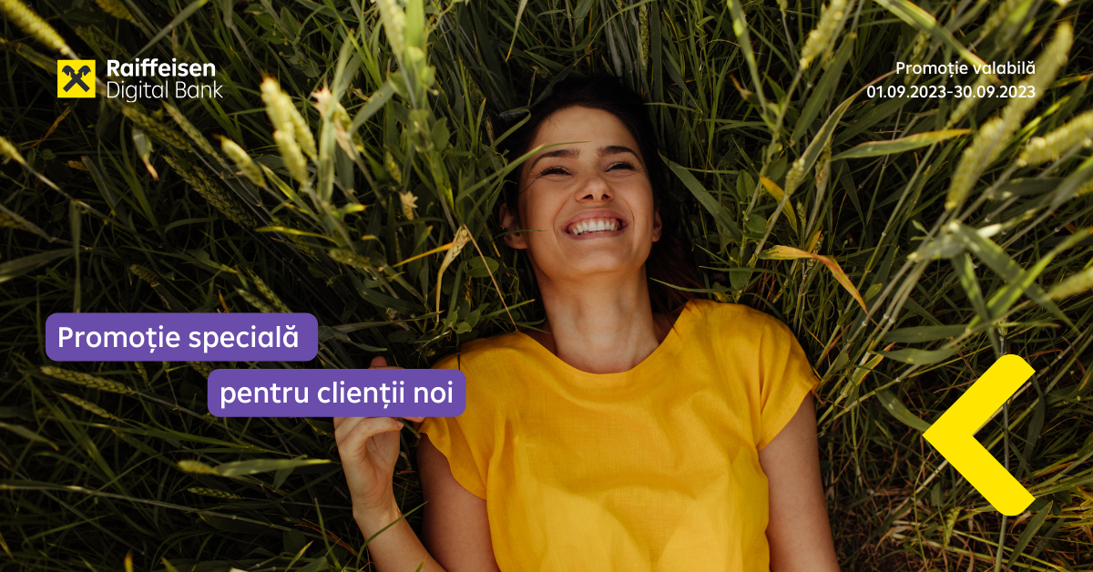Raiffeisen Digital Bank anunță promoția cu 100 de lei cashback Raiffeisen Digital Bank anunță promoția cu 100 de lei cashback