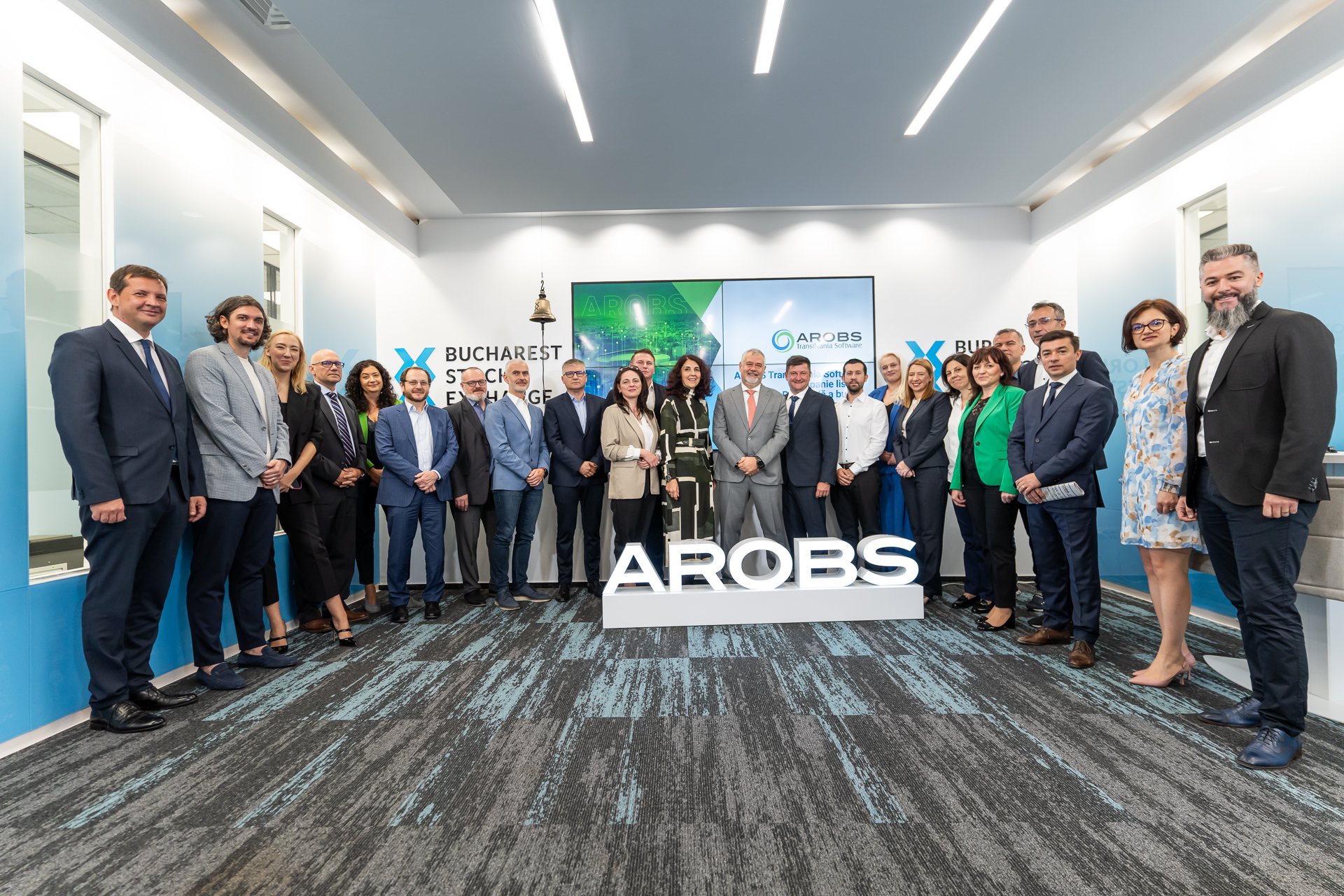 AROBS Transilvania Software s-a transferat pe Piața Reglementată a bursei, la aproape 2 ani de la debutul pe piața AeRO