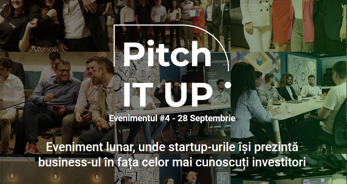 Antreprenorii români pot obține finanțare, la cea de-a IV-a ediție a evenimentului Pitch It UP