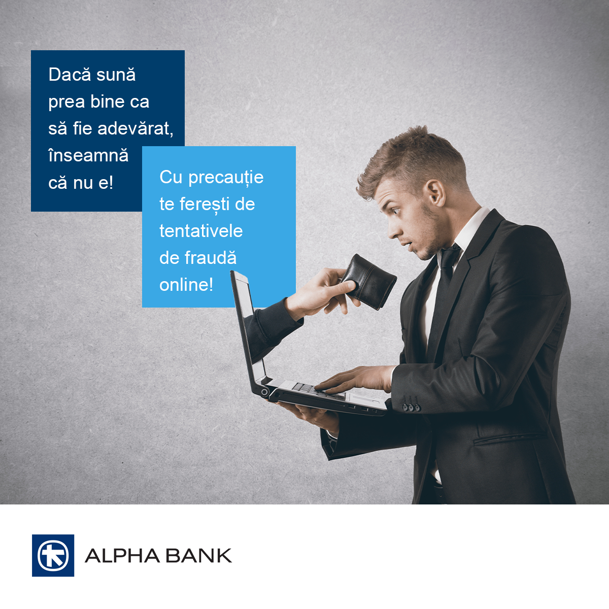 Alpha Bank Romania: Recomandări pentru evitarea tentativelor de fraudă online