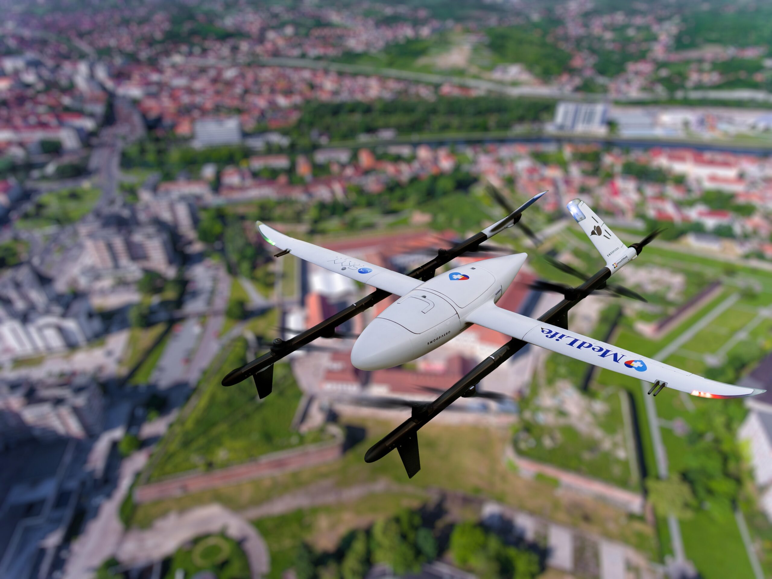 MedLife, primul operator medical privat din Europa Centrală și de Est care transportă probe biologice de laborator prin intermediul dronelor