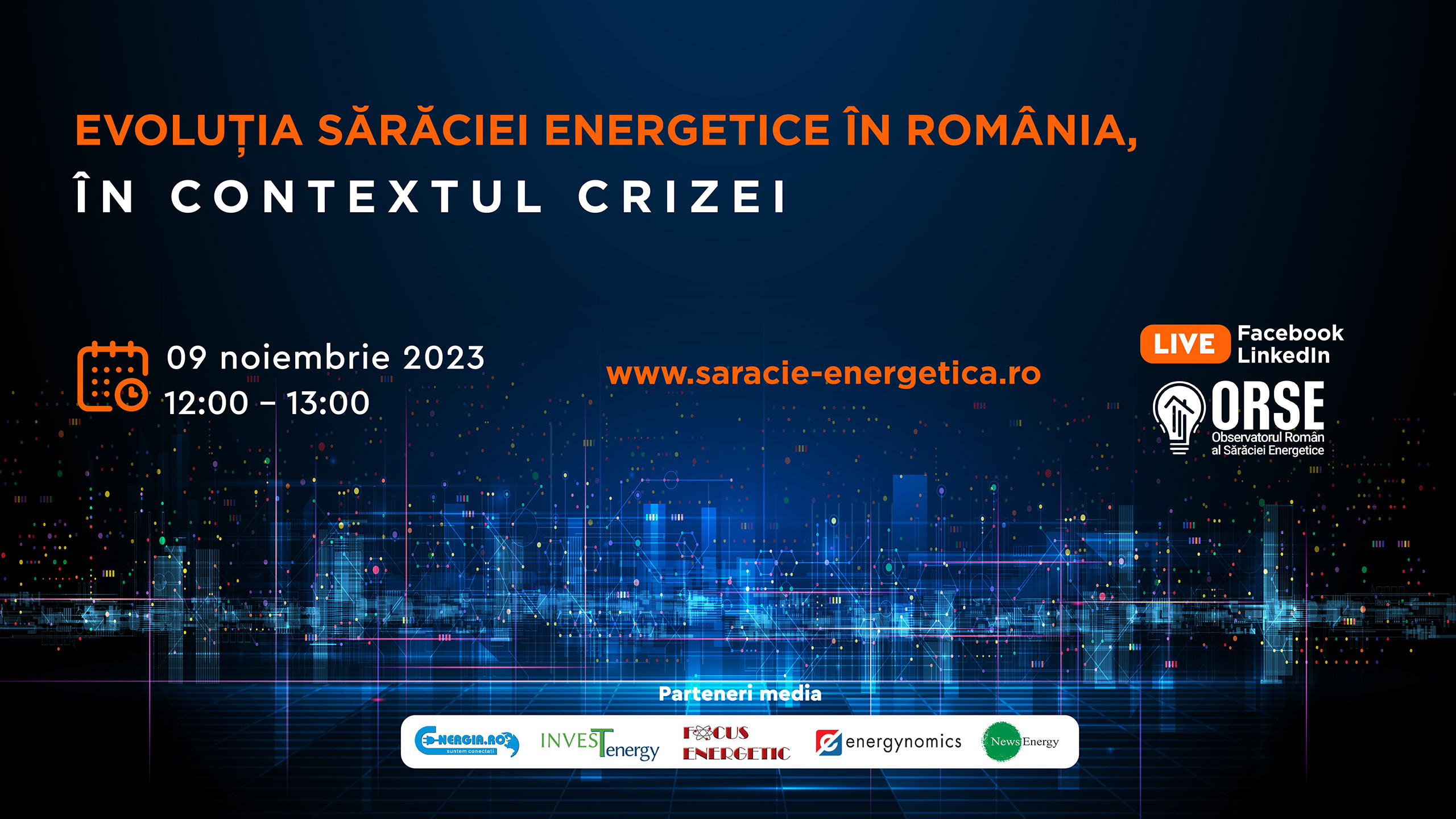 Dezbatere ORSE: Evoluția sărăciei energetice în România, în contextul crizei