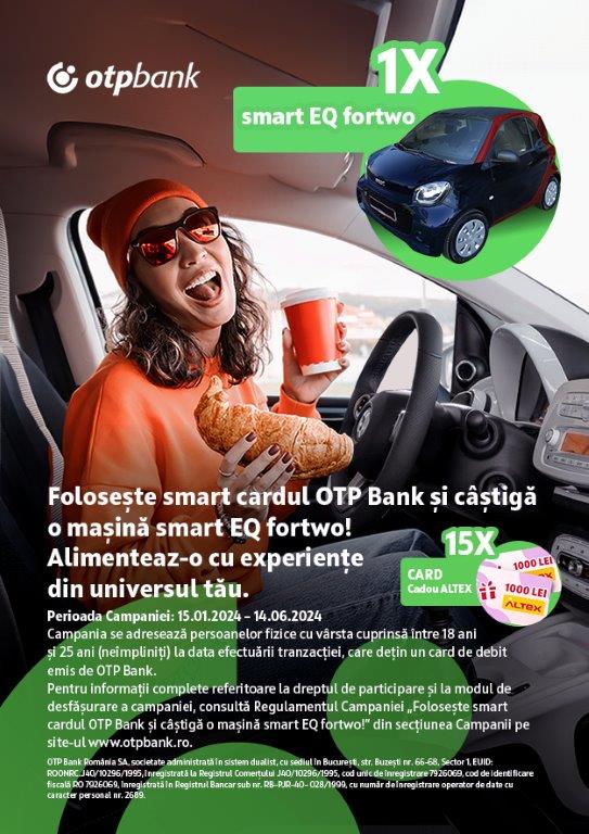 Devino client OTP Bank să începem împreună anul smart