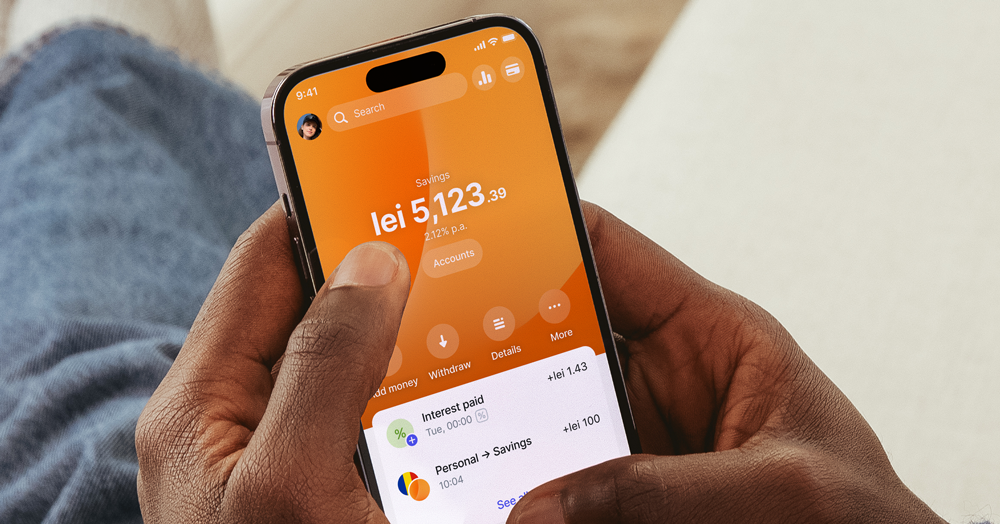 Revolut Bank lansează în România primul său produs de economisire cu dobândă – conturile de economii direct în aplicație Revolut Bank lansează în România primul său produs de economisire cu dobândă – conturile de economii direct în aplicație