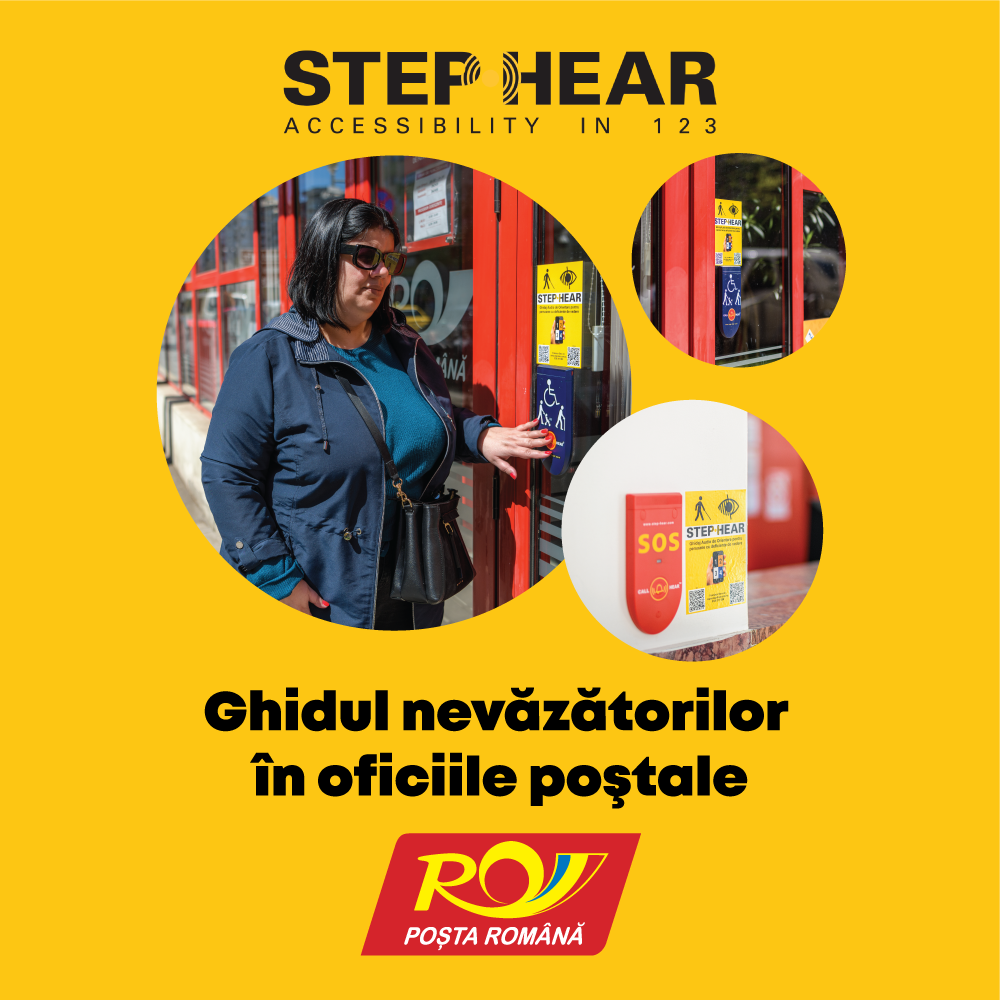 Poșta Română extinde la nivel național sistemul STEP HEAR în 47 de oficii poștale