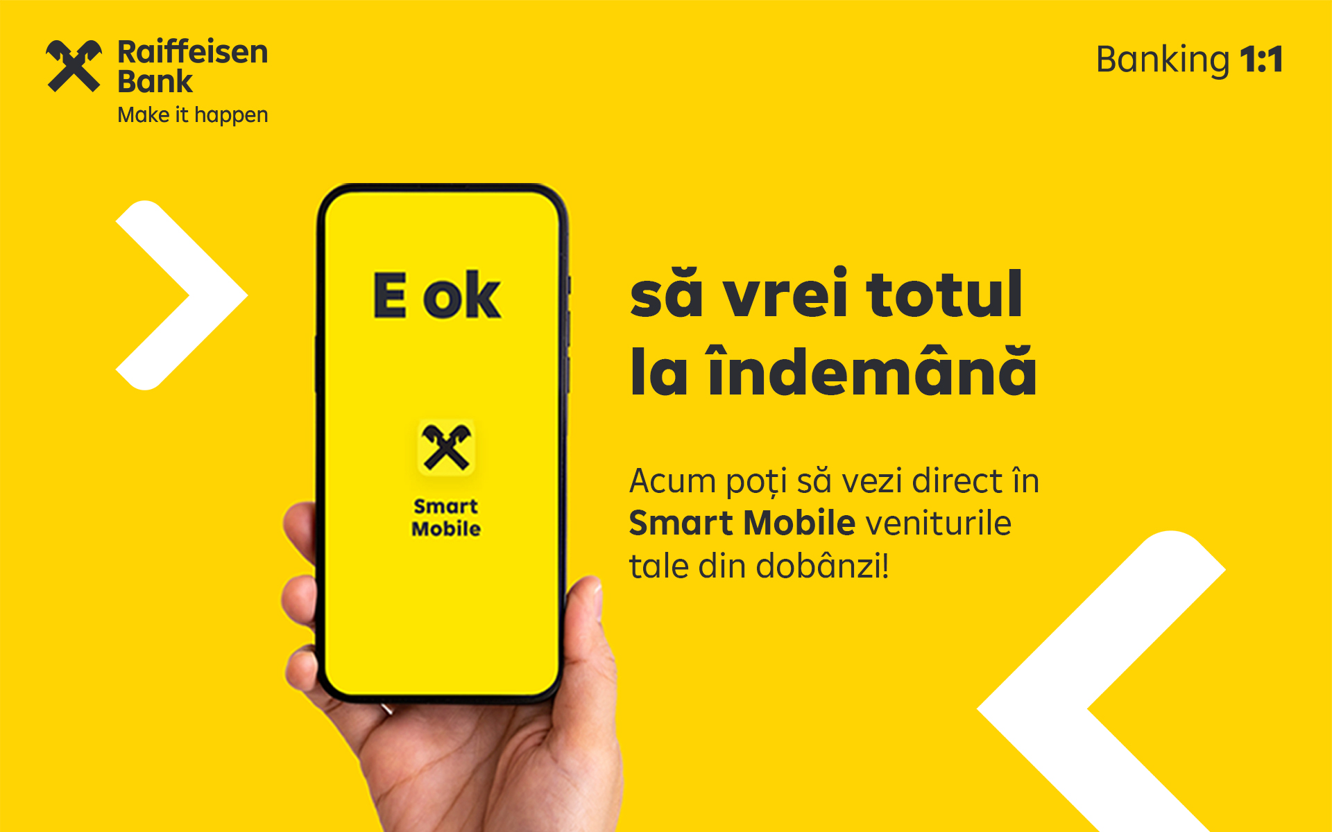 Raiffeisen Bank România lansează funcționalitatea Vizualizarea veniturilor din dobânzi, direct în aplicația Smart Mobile Raiffeisen Bank România lansează funcționalitatea Vizualizarea veniturilor din dobânzi, direct în aplicația Smart Mobile