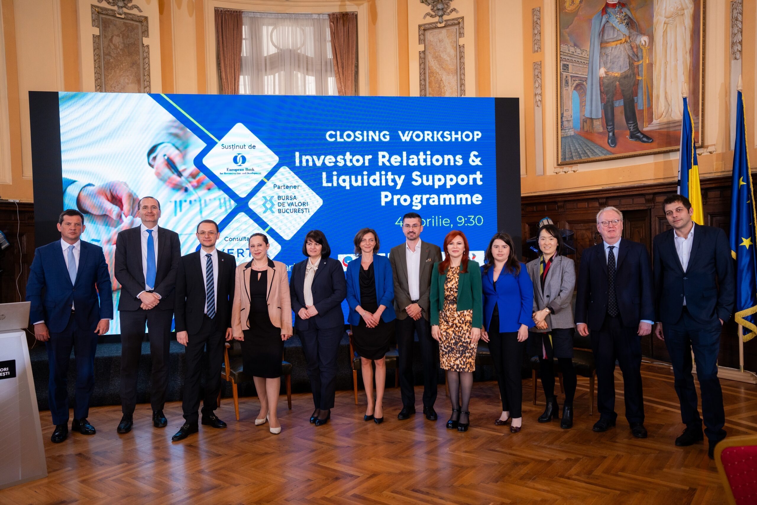 BERD, Bursa de Valori București și VERTIK anunță încheierea programului „Investor Relations and Liquidity Support”: Comunicare mai eficientă cu investitorii și lichiditate îmbunătățită pentru acțiunile Electrica, BRK Financial Group și ROCA Industry BERD, Bursa de Valori București și VERTIK anunță încheierea programului „Investor Relations and Liquidity Support”: Comunicare mai eficientă cu investitorii și lichiditate îmbunătățită pentru acțiunile Electrica, BRK Financial Group și ROCA Industry
