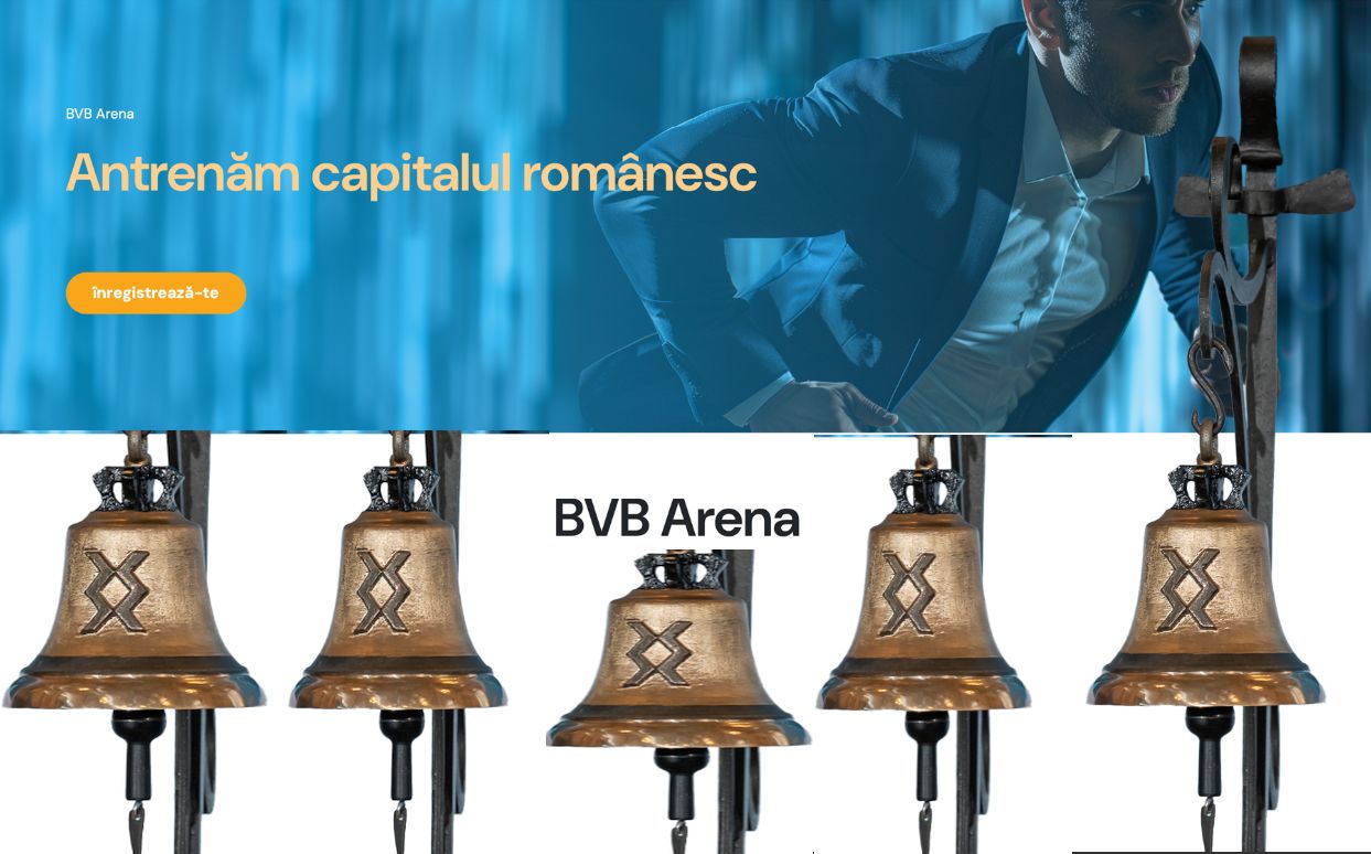Start BVB Arena 2024. Bursa de Valori Bucureşti lansează astăzi nouă ediţie a programului dedicat companiilor antreprenoriale româneşti