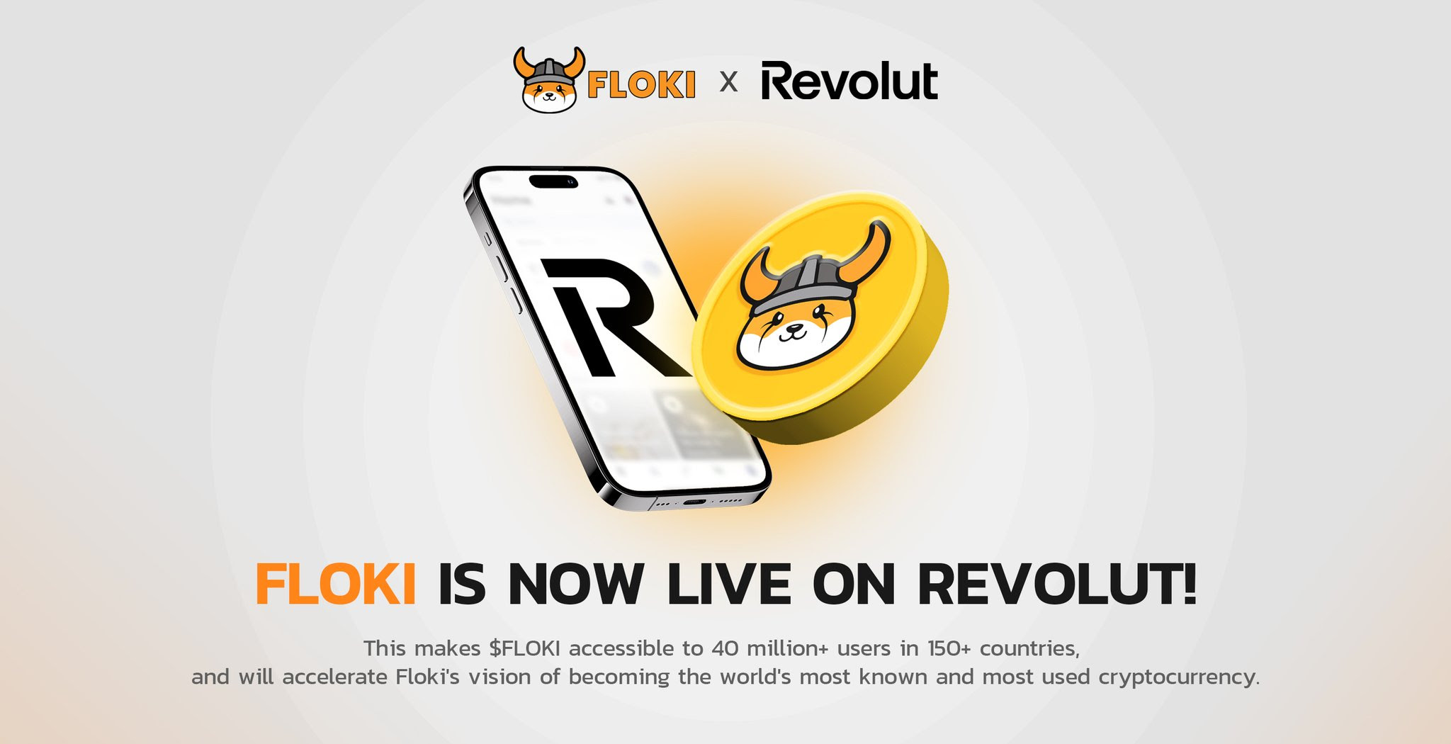 FLOKI Is Now Listed On Europe’s Leading Neobank Revolut With 40 Million Users