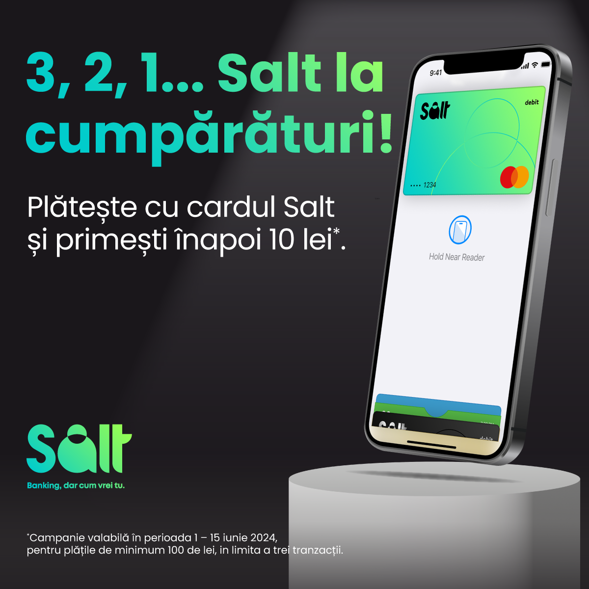 Salt la cumpărături! Beneficii suplimentare pentru cardurile Salt Salt la cumpărături! Beneficii suplimentare pentru cardurile Salt