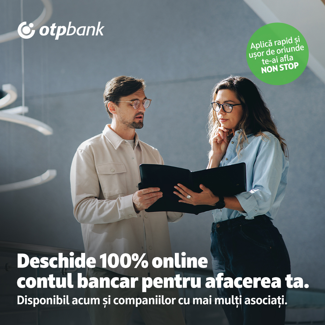 OTP Bank România extinde facilitatea de deschidere a conturilor 100% online pentru companii și IMM-uri cu mai multi asociați OTP Bank România extinde facilitatea de deschidere a conturilor 100% online pentru companii și IMM-uri cu mai multi asociați