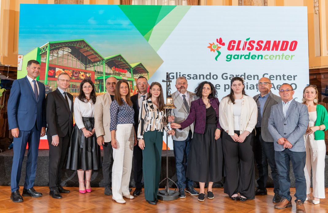 Glissando Garden Center, companie care activează pe piața Home Garden din Romania, debutează pe piața AeRO a bursei