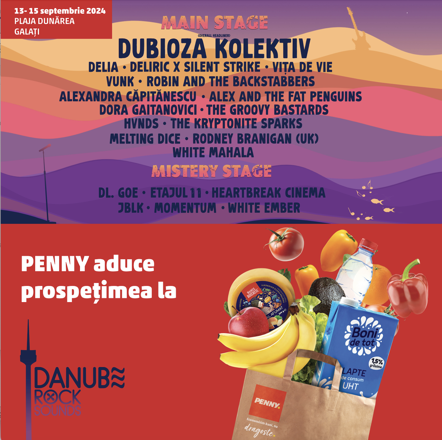 PENNY România, furnizor de prospețime la Danube Rock Sounds 2024 PENNY România, furnizor de prospețime la Danube Rock Sounds 2024