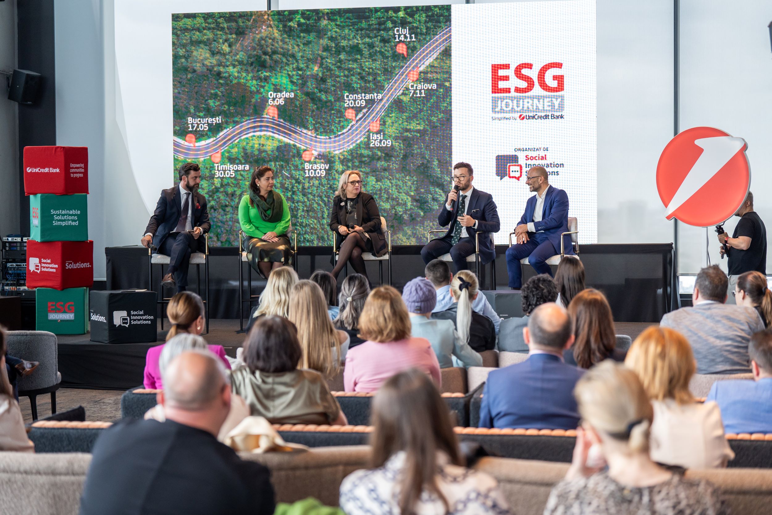 UniCredit Bank și Social Innovation Solutions continuă seria de evenimente ESG Journey în alte 5 orașe UniCredit Bank și Social Innovation Solutions continuă seria de evenimente ESG Journey în alte 5 orașe